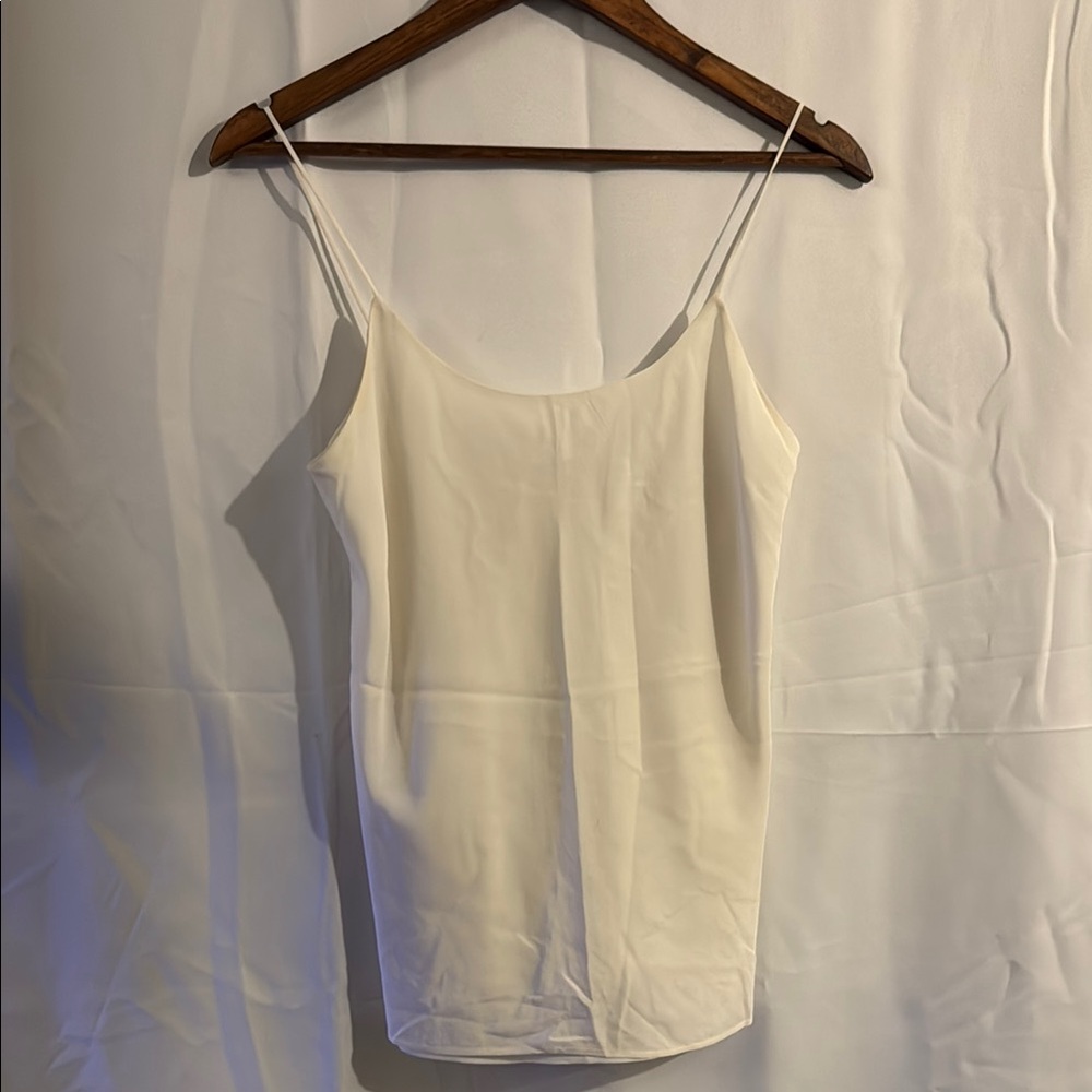 Club Monaco | White Camisole Silk Top